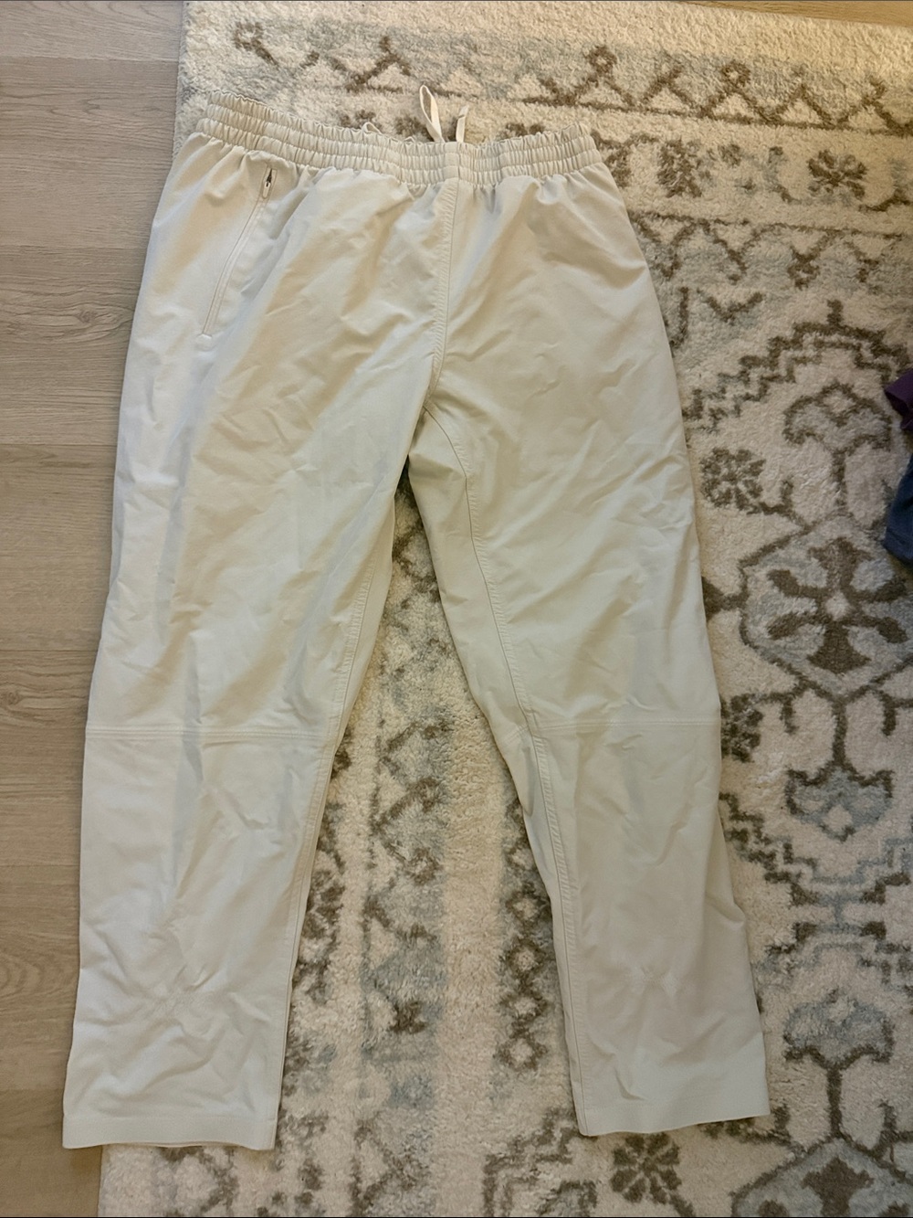 Outdoor Voices Cream Elastic Waist Joggers